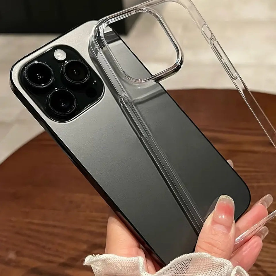 [Luxury TPU Case] iPhone Luxury Clear Soft TPU Shockproof Case | for 16 15 14 13 12 11 Pro Max 16 15 14 Plus 13 12 Mini X XS Max XR 8 7 Plus Back Cover
